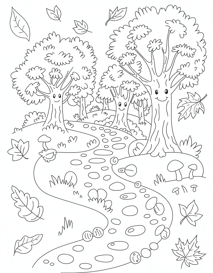 Autumn Forest Path